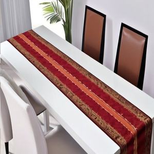 Premium Cotton Jacquard Weave <b>Table</b> Runner <b>Rustic</b> Décor for <b>Farmhouse</b> <b>Dining</b> for Weddings and Seasonal Gatherings - Product Image 1