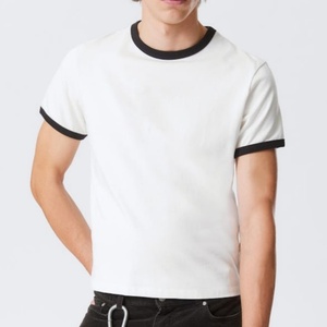 T-shirts Ringer Homme Grande Taille Personnalisables en Coton Tricoté 100% Séchage Rapide Services ODM & OEM T-shirt Ringer Homme 1 - Product Image 1