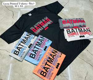 เสื้อยืดแขนสั้นลำลองสำหรับผู้ชายสวมใส่สบายมีลายที่สะดุดตาสำหรับเด็กผู้ชาย - Product Image 5