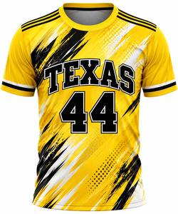 Camiseta Deportiva Unisex Personalizada por Sublimación, 100% Poliéster, Secado Rápido, Uniforme Atlético de Manga Corta para Equipos de Fútbol - Product Image 1