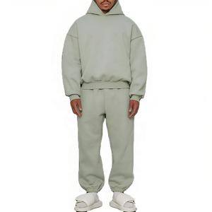 Wholesale Luxury Multi Color Clothing Essential Tracksuit 2 Pieces Cotton Sport <b>Hoodie</b> and Pants Set for Men Unisex Tracksuits - Product Image 1