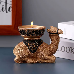 Candelabro de Latón Macizo de Estilo Antiguo – Portavelas de Lujo para Mesa, para Hogar, Bodas, Eventos, Hotel, Regalos Románticos - Product Image 1