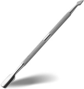 BAFA SURGICAL INSTRUMENTS Dual-End Stainless Steel Cuticle Pusher <b>Nail</b> <b>Tool</b> Manicure Pedicure Non-Slip Grip Precision Tips - Product Image 1