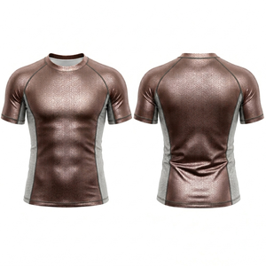 Maillot de compression personnalisé pour homme, respirant, pour la course, la gym, le fitness, l'entraînement MMA, BJJ et l'entraînement athlétique - Product Image 1