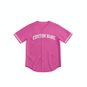 Custom Name Baseball Jersey Short Sleeve Team Sportswear Button Front Athletic Baseball <b>Shirt</b> - Product Image 3