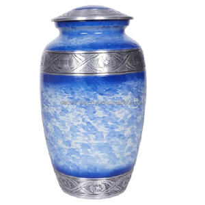 Premium Antique Decorative Metal Cremation Urn <b>Memorial</b> Urn Durable with Polished Design at wholesale price - Product Image 1