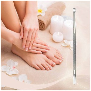 Empujador de cutículas y limpiador de uñas de acero inoxidable para el cuidado de uñas y cutículas de Sterling Beauty Tools - Product Image 6