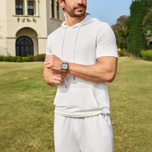 Ensemble de survêtement pour homme de qualité supérieure, respirant, en polyester/coton, séchage rapide, vêtements de sport, entraînement en salle de sport, décontracté, hiver - Product Image 2