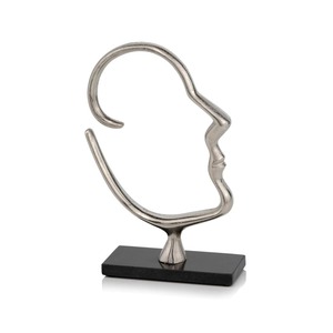 Modern Abstract Sculpture Artistic Tabletop <b>Decor</b> Irregular Shape Handmade Design for Living Room - Product Image 2