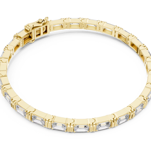 Bracelet en or jaune 18 carats avec diamants en forme de poire, 8,96 carats, diamants naturels, bijoux de luxe, cadeau de mariage pour femmes, style Pro - Product Image 1