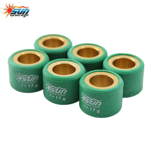 SUN RACING Nouveaux rouleaux de variateur en laiton 20x15mm 17G haute performance pour scooter PCX CLICK125I SKYDRIVE125, kit de transmission CVT 6 pièces - Product Image 2