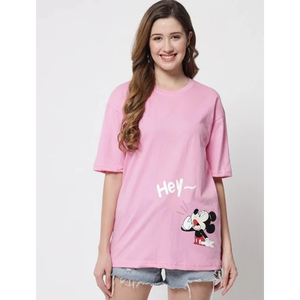 Camisetas Casuales de Manga Corta con Cuello Redondo para Mujer, 100% Algodón, Transpirables, Corte Regular, Precio de Fábrica - Product Image 1