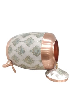 Premium Printed 08 Liter Pure Copper Water Dispenser /Matka Leak-Proof Tap Classic Design for Home Office Use Ayurvedic Health - Product Image 3