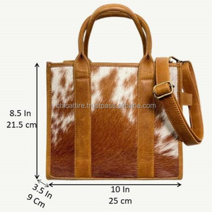 กระเป๋าถือสตรีกระเป๋าสะพายไหล่หนังวัวแท้สำหรับผู้หญิง, กระเป๋าช้อปปิ้งแบบด้านเดียวหรูหราดีไซน์เนอร์ขนาดใหญ่ - Product Image 2