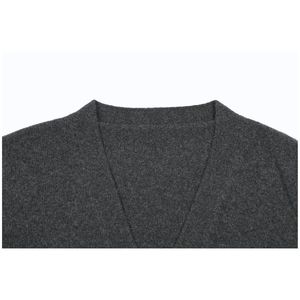 ODM OEM <b>Women's</b> High Collar <b>Cardigan</b> Custom Chinese Style Thin Knitted Weaving Loose Fitting Long Sleeves Autumn Season High - Product Image 4