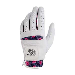 Guantes de golf blancos antideslizantes, transpirables y cómodos con logotipo personalizado a precio asequible para hombre y mujer, guantes transpirables OEM. - Product Image 2