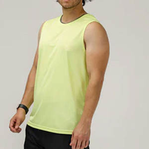 Camiseta sin mangas informal para hombre, estilo musculoso, de algodón, para entrenamiento, gimnasio, fitness, camiseta deportiva para hombre - Product Image 4