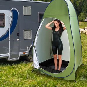 Doccia da Campeggio Portatile Pieghevole da 41 Pollici, Leggera e Impermeabile, con Tubo di Scarico per RV e Uso Esterno - Product Image 4