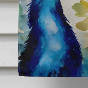 Grand poteau multicolore pour porche drapeau décoratif de maison de paon bannière d'art tenture murale en polyester de différentes tailles - Product Image 4