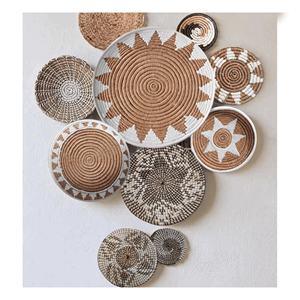 Decoración de pared estilo bohemio de fibra de algas marinas, tejida a mano, para realzar la decoración de paredes y el estilo interior, origen Vietnam. - Product Image 1