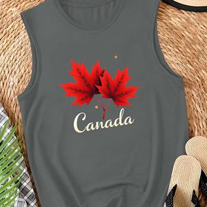 Chaleco casual para mujer con Hojas de arce rojo de Canadá - Product Image 2