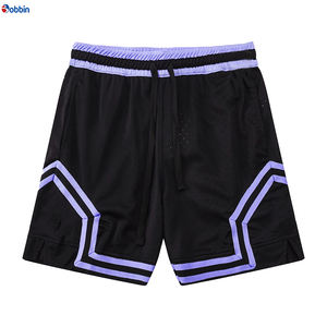 Pantalones Cortos Deportivos Cómodos para Hombre, Personalizados con Estampado, de Color Sólido, de Poliéster, para Baloncesto, Gimnasio, Malla Transpirable, para Correr - Product Image 3