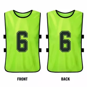 100% Polyester Soccer <b>Training</b> <b>Bibs</b> for Men Custom Logo Breathable Football Vest Mesh Football <b>Training</b> <b>Bibs</b> and Vests Youth - Product Image 1