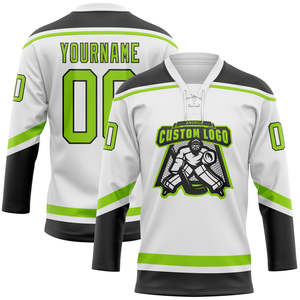 Maillot de hockey par sublimation, 100 % polyester, décontracté, à manches longues, pull sportif avec design personnalisé pour les équipes - Product Image 2