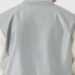 Veste universitaire premium pour homme, style Letterman, manteau de baseball personnalisé, mélange de laine et cuir, service d'échantillons OEM ODM - Product Image 5