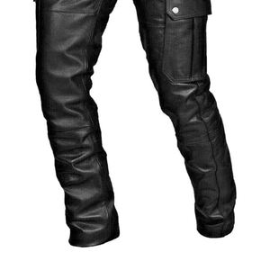 Pantalones Casuales de Cuero para Hombre, Ligeros, Transpirables y Ecológicos, de Alta Calidad, con Diseño de Color y Logotipo Personalizados, Venta al Por Mayor - Product Image 5