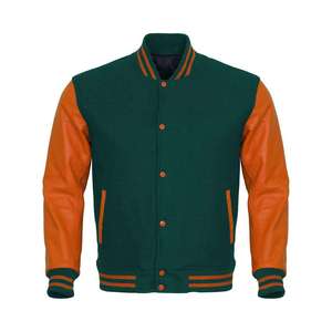 Chaqueta Varsity Clásica a la Moda, de Alta Calidad, Resistente al Viento, para Hombre, Servicio OEM, MOQ Bajo, Hecho a Medida - Product Image 1