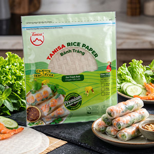 Feuilles de papier de riz vietnamien – Production directe en usine, certifiées FSSC, HALAL, ISO, HACCP, Exportation internationale - Product Image 1