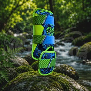Protector de Tobillo Doble Sublimado Edición Especial Trqsons, Color Verde Agua, con Almohadilla para el Pie, para Béisbol y Deportes al Aire Libre - Product Image 3