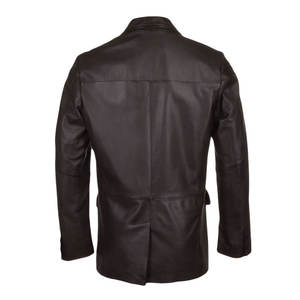 Chaqueta Blazer de Cuero para Hombre, Totalmente Personalizada, Estilo Perfecto, Gran Venta, Precio Razonable, Diseños Únicos - Product Image 3