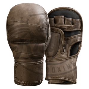Équipement de boxe professionnel MMA Gants de boxe hybrides en cuir PU Gants de combat Gants hybrides MMA - Product Image 1