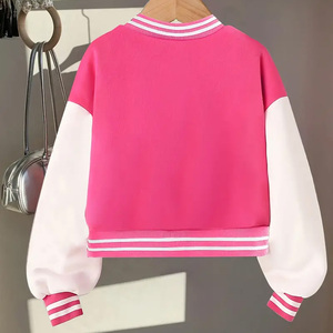 Latest Style <b>Women</b> Crop <b>Varsity</b> <b>Jackets</b> Premium Quality 100% Breathable Material Made <b>Women</b> Crop <b>Varsity</b> <b>Jackets</b> - Product Image 2