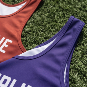 Custom Heat-Transfer Printed 100% Polyester Lightweight Breathable Wrestling <b>Singlet</b> Athletic Team Competition Uniform Tops - Product Image 4