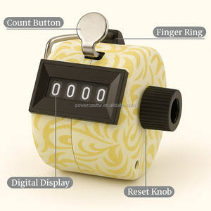 Contador Mecánico Manual PC-104YG de Cuatro Dígitos, Registrador de Datos, Totalizador de Mano con Reinicio a Cero, Hecho en Taiwán - Product Image 4