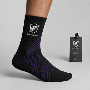 High Quality 100% Cotton Casual <b>Socks</b> New Arrival Bulk Wholesale Custom Colors Breathable for <b>Winter</b> Woven Athletic <b>Socks</b> - Product Image 4