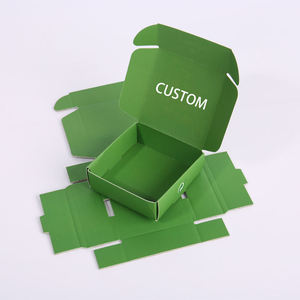Caja de Regalo Plegable de Papel Blanco Personalizada, Embalaje Desechable con Relieve para Vegetales y Envíos Express - Product Image 3