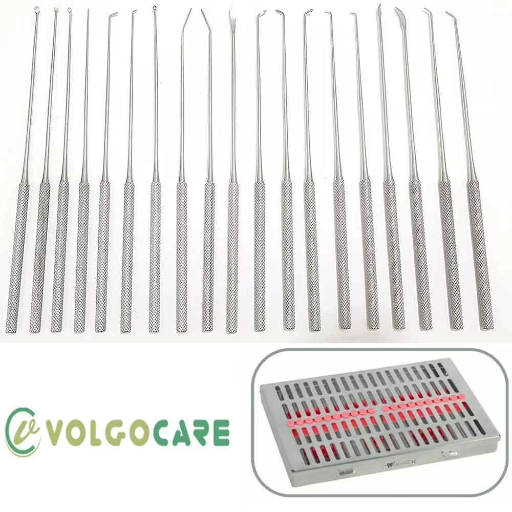 Rhoton Micro Dissector Set 20ピース 外科用器具 手動タイプ CE認証