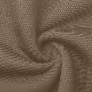 Sweat-shirt à capuche pour homme Coupe classique Couleur unie Tissu tricoté Style décontracté Marron - Product Image 3