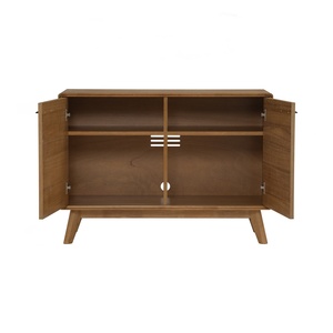 Meuble buffet minimaliste 1,09 m en bois, meuble de rangement pour salon, cuisine et salle à manger - Product Image 3