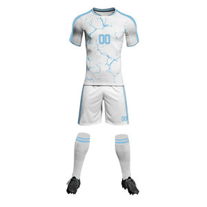 Maillots et hauts personnalisés, tenues de football à séchage rapide, ensembles d'uniformes de football, maillots de football en polyester et maille, ensembles de football - Product Image 1