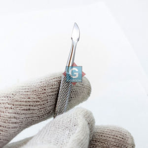 Kit de soin des ongles en acier inoxydable double face avec repousse-cuticules et lime à cuticules, en boîte, pour le nettoyage personnel des ongles - Product Image 6