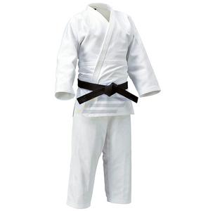 Uniforme de judo pour adultes de qualité supérieure, manches longues, 100% coton, respirant, séchage rapide, logo personnalisable sur le devant, taille adulte - Product Image 1