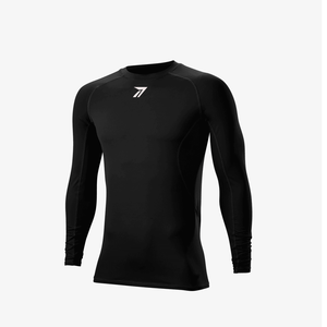 Long Sleeve <b>Compression</b> <b>Shirt</b> <b>Men</b> Adult 4-Way Stretch Quick Dry Moisture Wicking Custom Team Logo Low MOQ OEM Wholesale Factory - Product Image 1