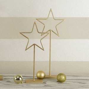Modern Wooden <b>Christmas</b> <b>Tree</b> Decor with Star Top Centerpiece for Holiday <b>Table</b> Decoration - Product Image 3