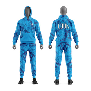 OEM ODM Unisex Hooded Tracksuit Set Full Length Printed Custom Pattern Breathable Casual Autumn Wear Light Wight Tracksuits - Product Image 1