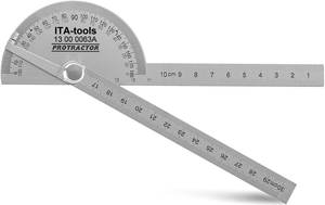 Transportador de ángulos de doble mango de acero inoxidable - Product Image 2